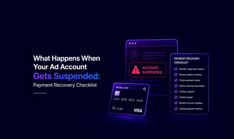 ad account suspended payment recovery