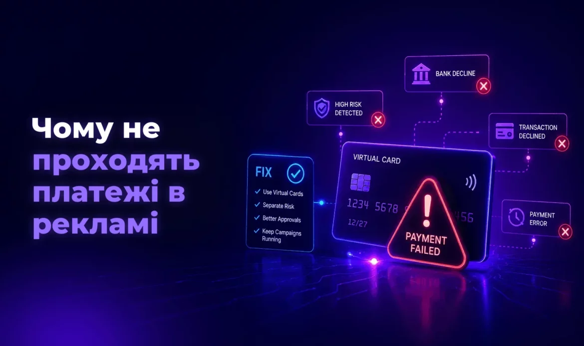 Чому не проходять платежі в рекламі – Spending Market