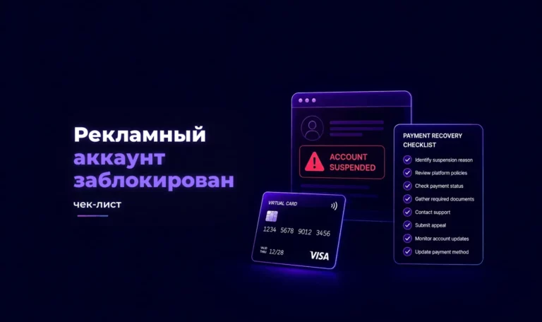 Рекламный аккаунт заблокирован: чек-лист – Spending Market
