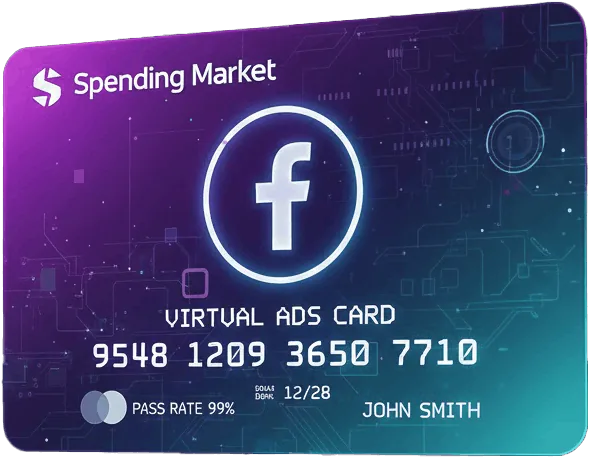 Виртуальная карта Spending Market для рекламы в Facebook
