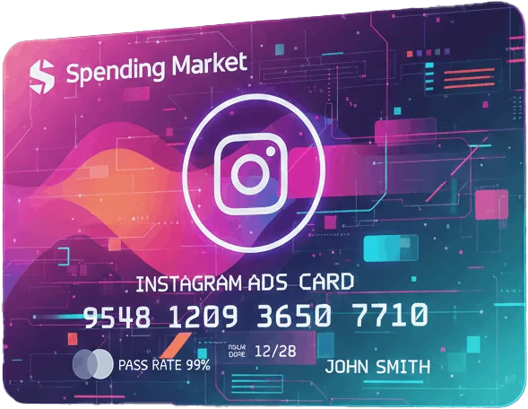 Виртуальная карта Spending Market для рекламы в Instagram
