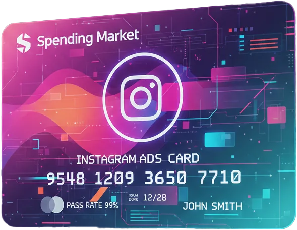 Віртуальна картка Spending Market для реклами в Instagram