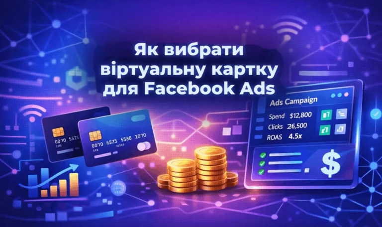Як вибрати віртуальну картку для Facebook Ads – Spending Market