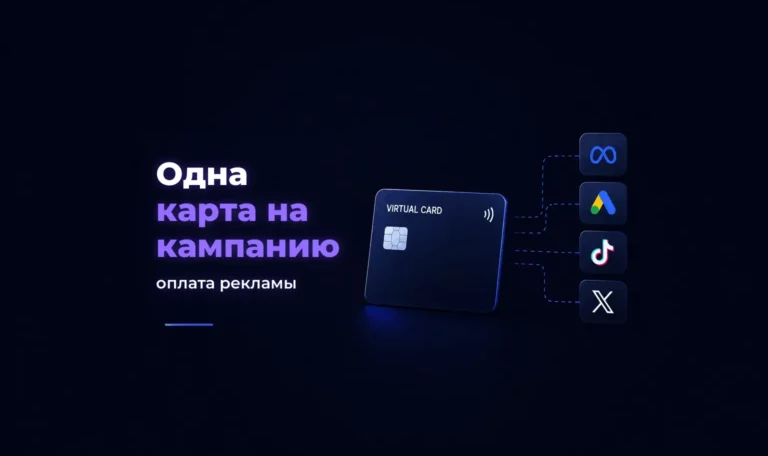 Одна карта на кампанию: оплата рекламы – Spending Market