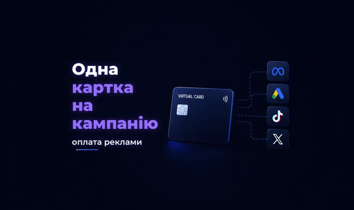 Одна картка на кампанію: оплата реклами – Spending Market