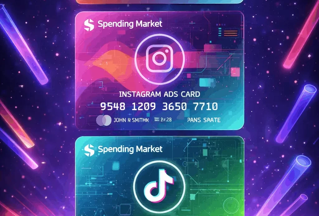 Карты Spending Market: Google, Instagram, TikTok и VIP