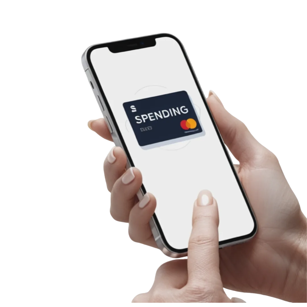 Spending Market virtual card in the mobile app