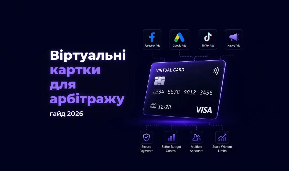 Віртуальні картки для арбітражу: гайд 2026 – Spending Market